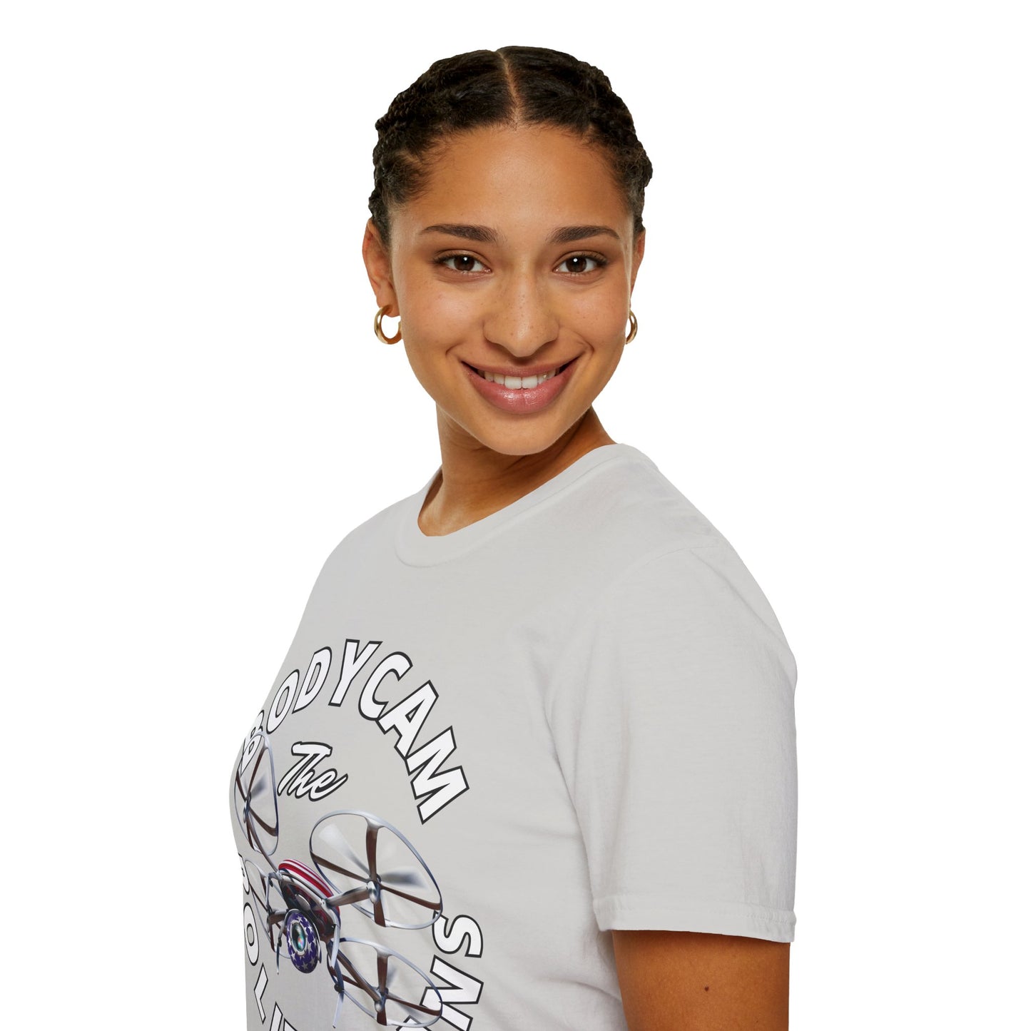 Bodycam the Politicians Drone Light colors Unisex T-Shirt by cypherpunkgear.com