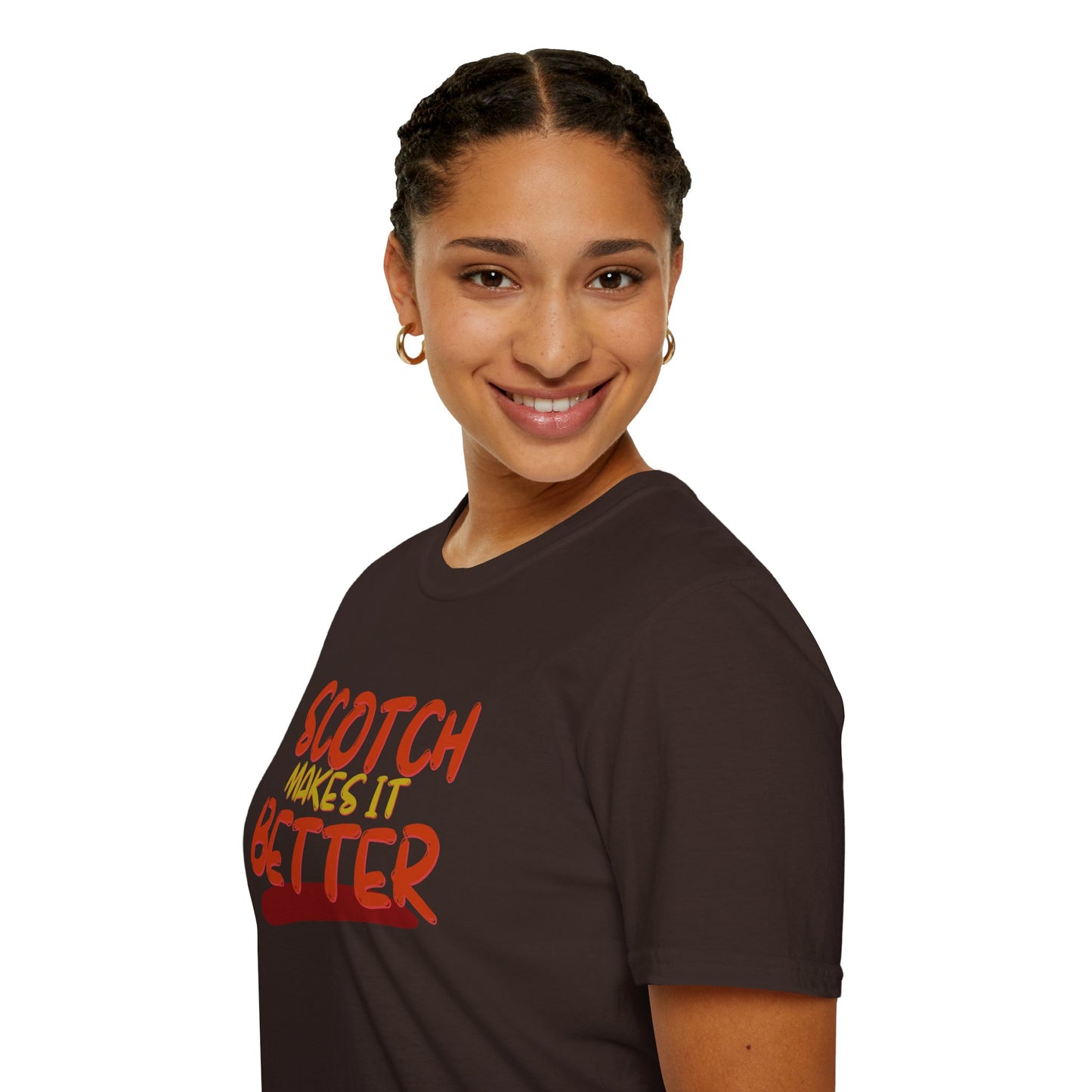 Scotch makes it better Dark colors Unisex T-Shirt by cypherpunkgear.com