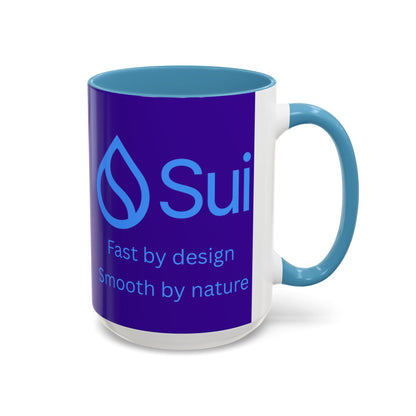 SUI Purple Accent Mug by cypherpunkgear.com