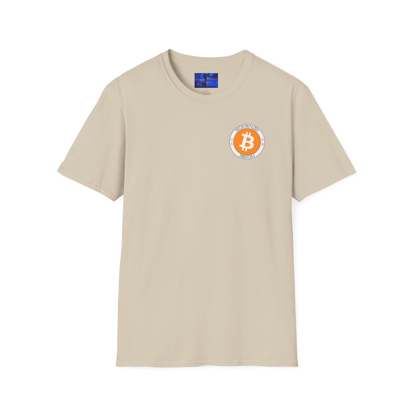 Bitcoin de 2 caras: ¡Libertad descentralizada de cypherpunkgear! Camiseta unisex de estilo suave