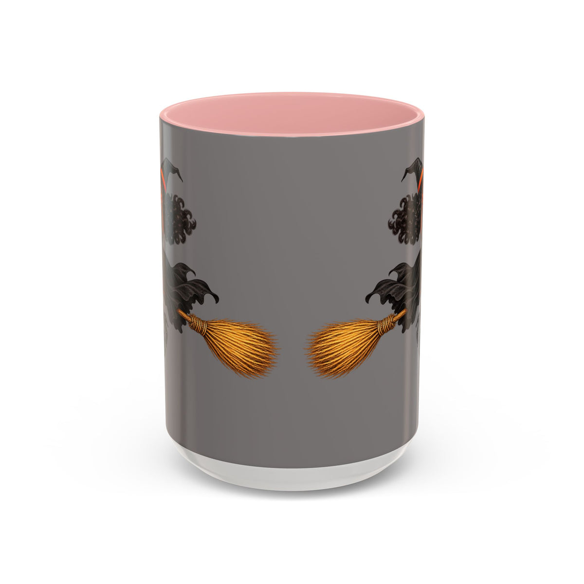 Velvet Vex Grey Accent Mug by CreepyCrafts.boo