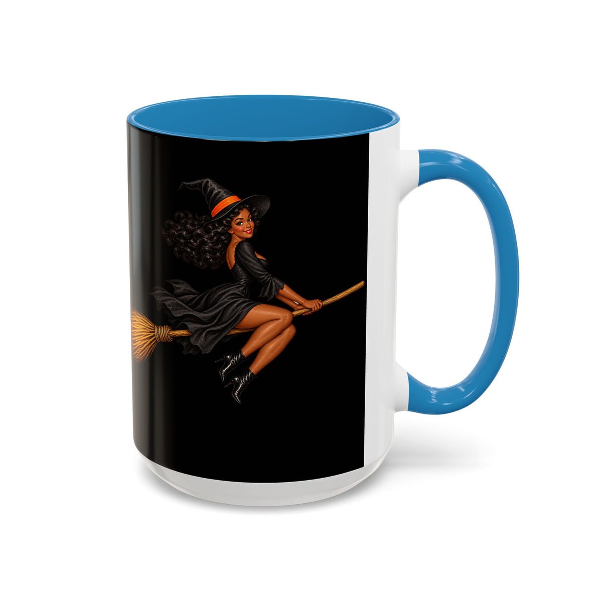 Velvet Vex Black Accent Mug by CreepyCrafts.boo