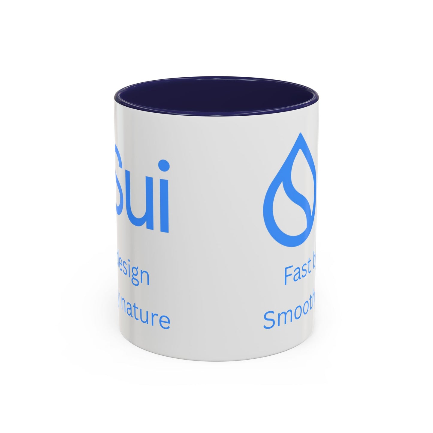 SUI White Accent Mug by cypherpunkgear.com