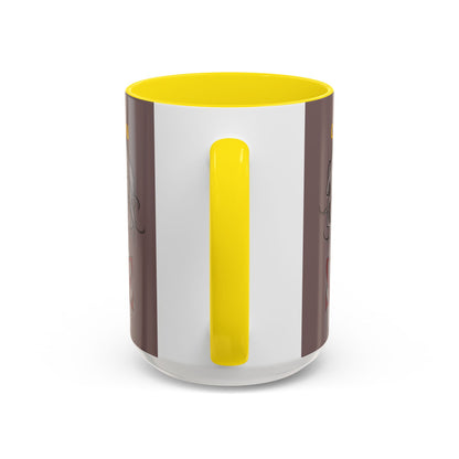 Caution, Savage Grey Accent Mug by cypherpunkgear.com
