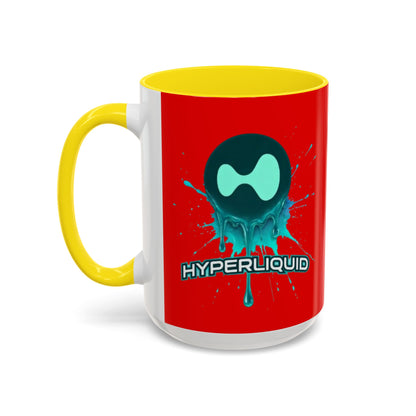 HYPE Drip Red Accent Mug by cypherpunkgear.com