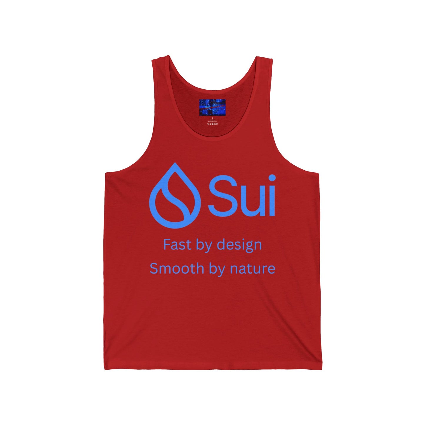 SUI Unisex Jersey Tank Top by cypherpunkgear.com
