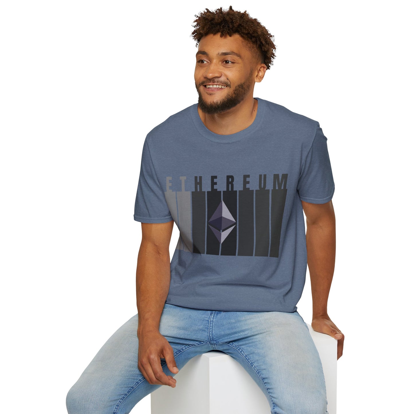 Ethereum (ETH) DKcolors Unisex T-Shirt by cypherpunkgear.com