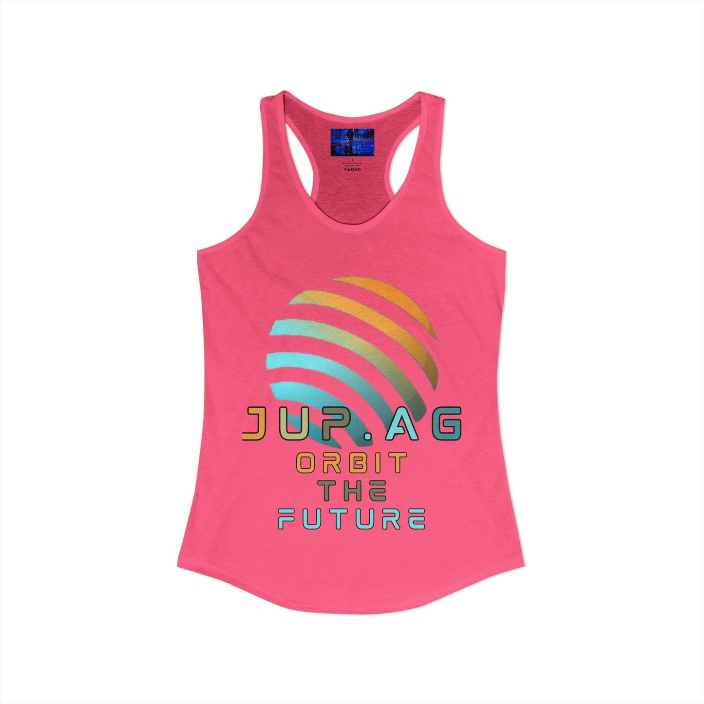 Jupiter (JUP) Orbit the Future Women's Racerback Tank Top by cypherpunkgear.com