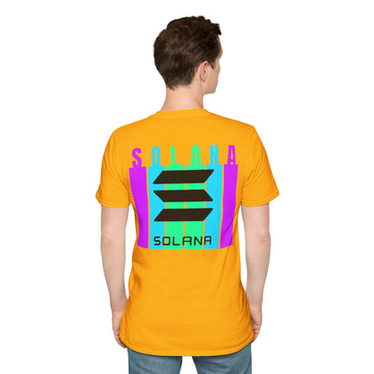 2-sided, Solana Light colors Unisex T-Shirt by cypherpunkgear.com