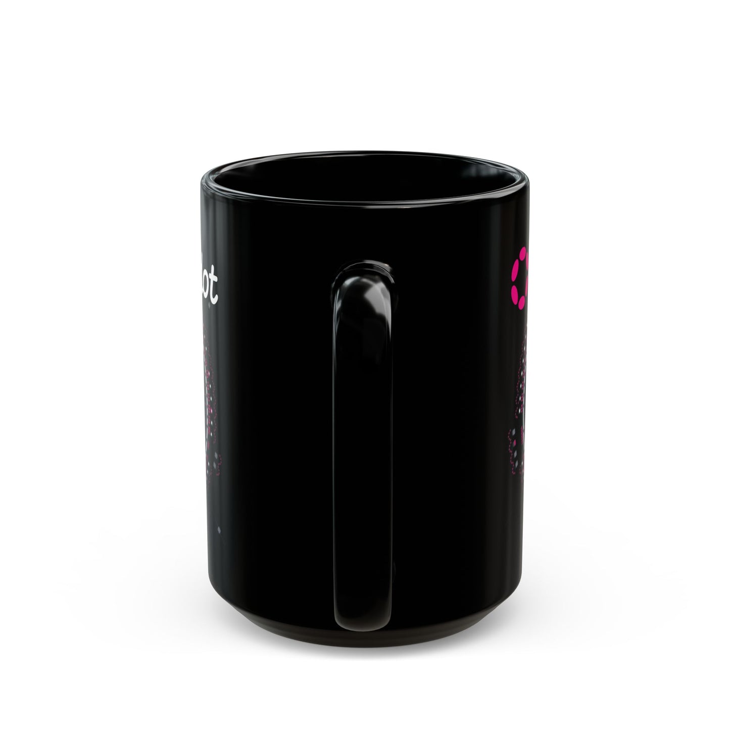 Polkadot (DOT) Black Mug by cypherpunkgear.com