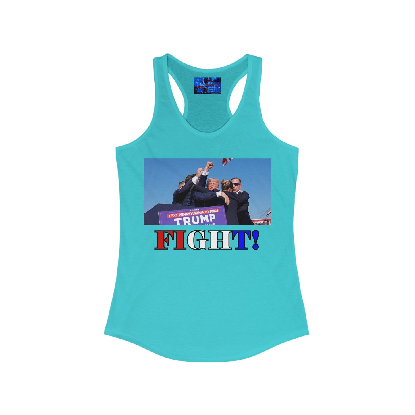 Fight! Women's Racerback Tank Top by cypherpunkgear