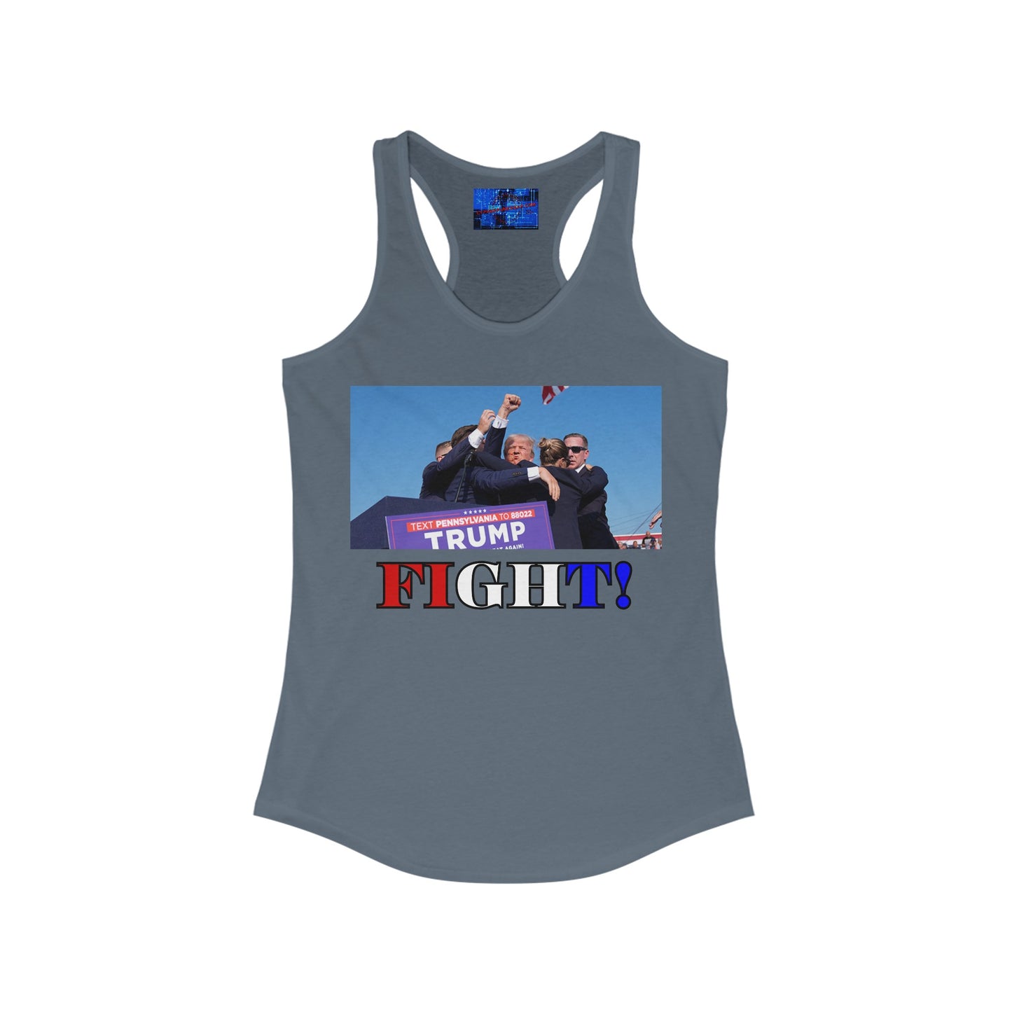 Fight! Women's Racerback Tank Top by cypherpunkgear