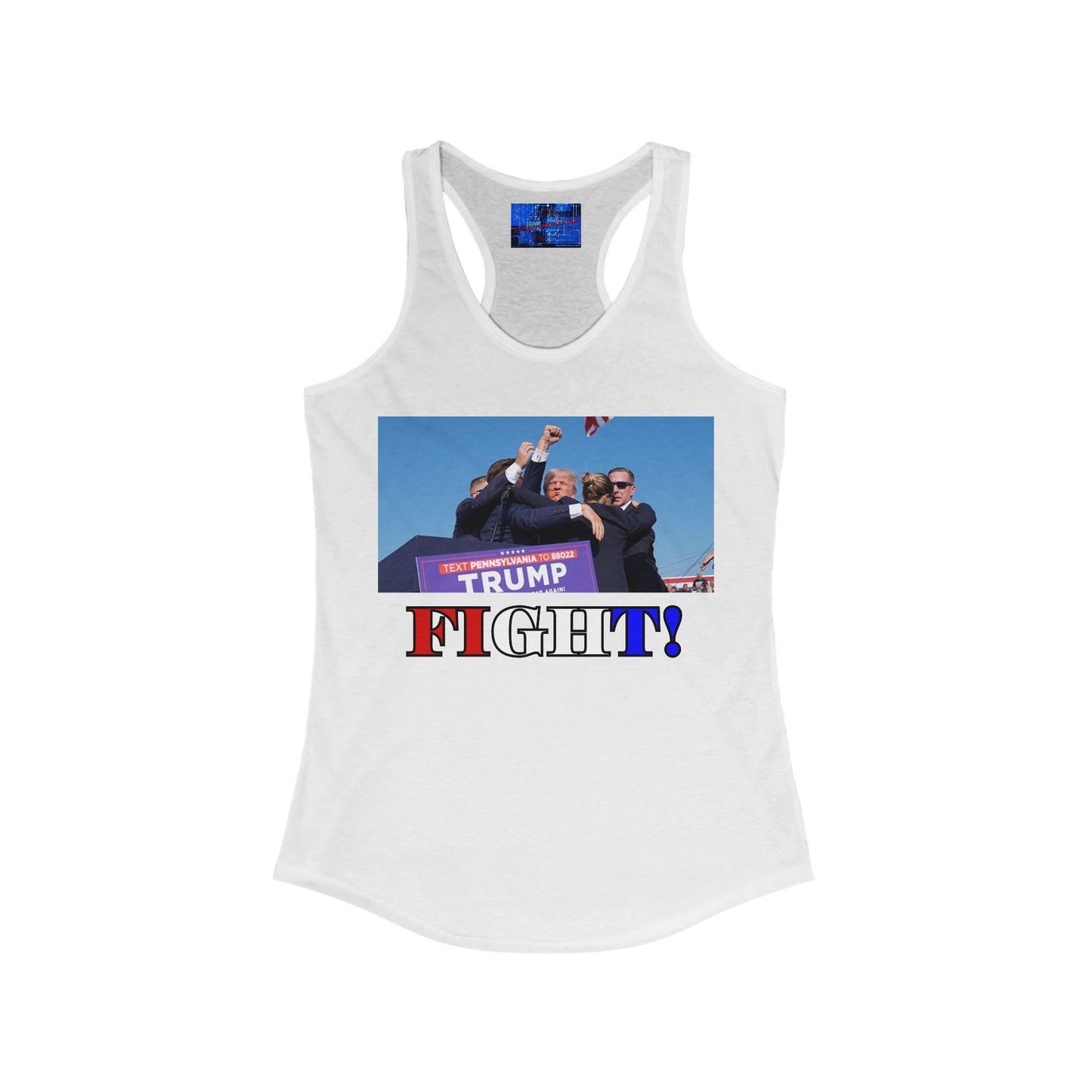 Fight! Women's Racerback Tank Top by cypherpunkgear