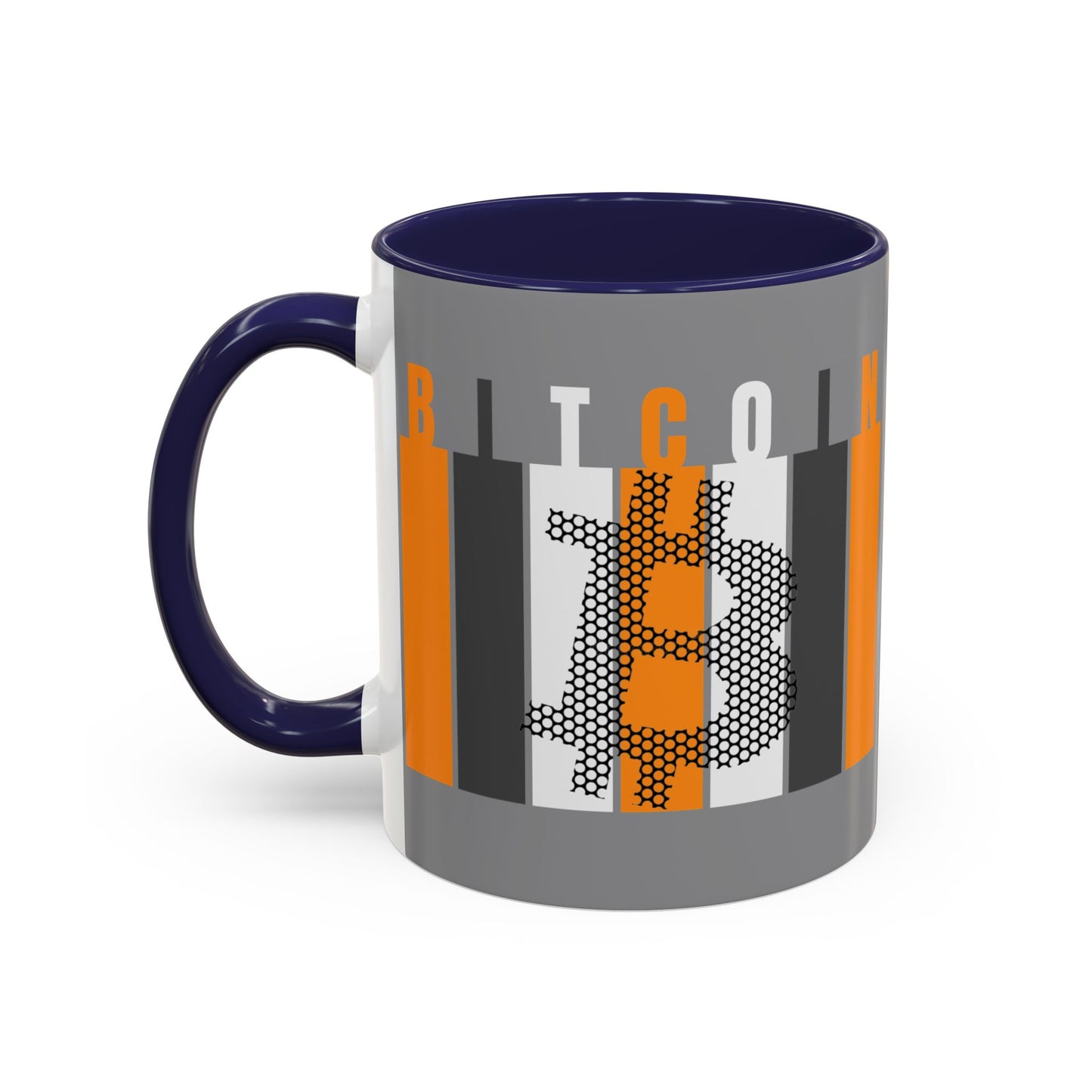 Bitcoin (BTC) Freedom Accent Mug by cypherpunkgear.com