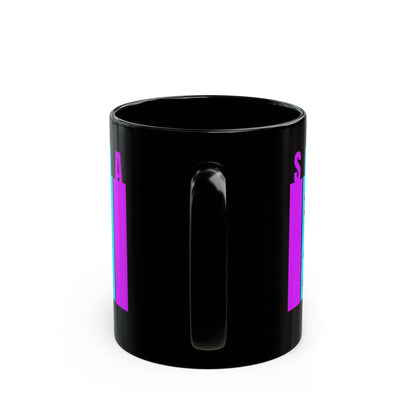 Solana (SOL) Freedom Black Mug by cypherpunkgear.com