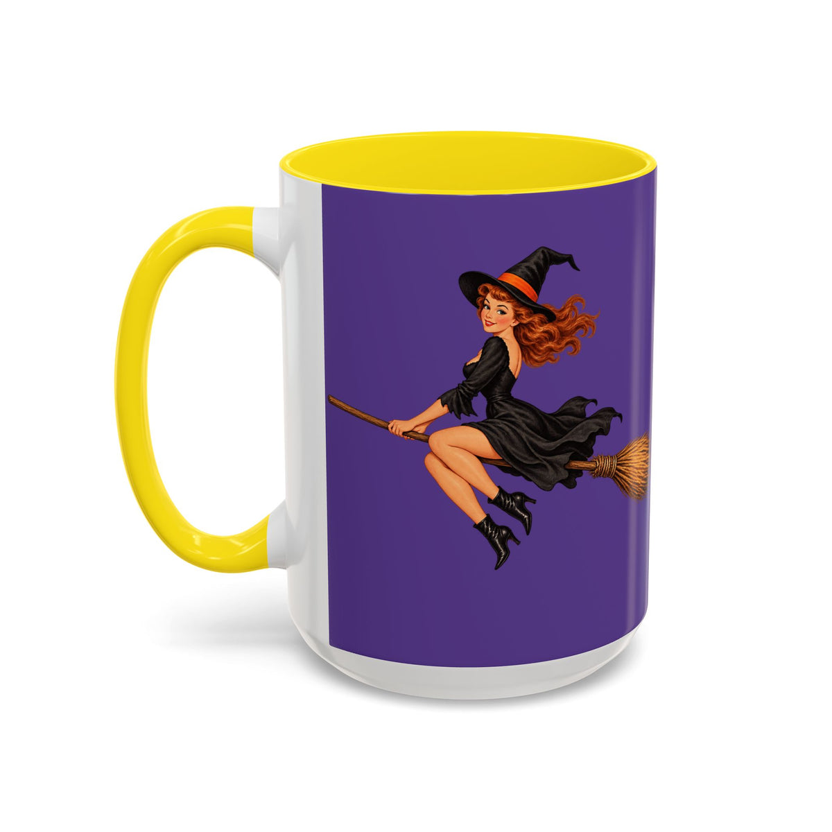 Hazel Hex Purple Accent Mug by CreepyCrafts.boo