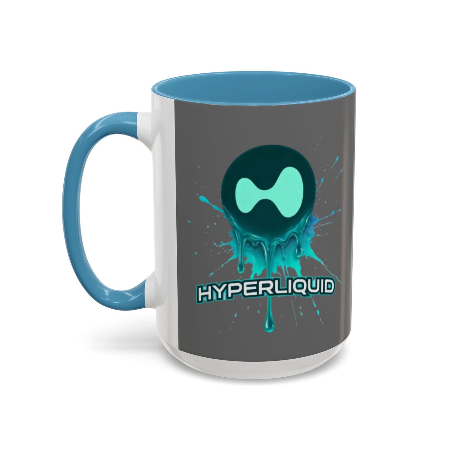 HYPE Drip Grey Accent Mug by cypherpunkgear.com