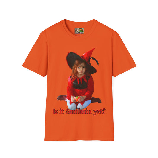 Is it Samhain yet? Light colors Unisex T-Shirt by CreepyCrafts.boo