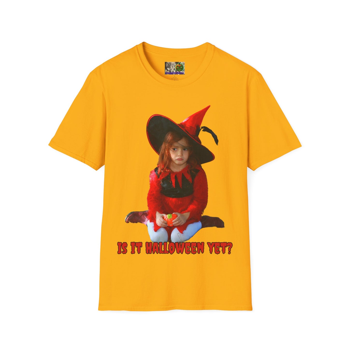 Is it Halloween yet? Light colors Unisex T-Shirt by CreepyCrafts.boo