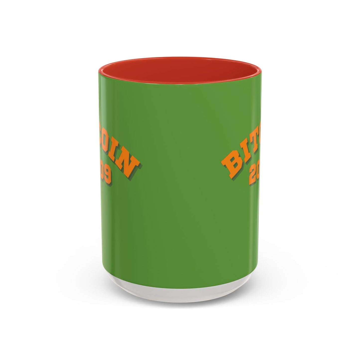 Bitcoin 2009 Green Accent Mug by cypherpunkgear.com