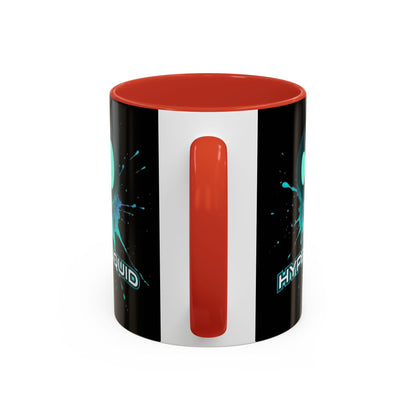 HYPE Drip Black Accent Mug by cypherpunkgear.com