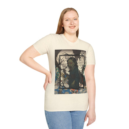 Yōkai Happy Halloween Light colors Unisex T-Shirt by CreepyCrafts.boo