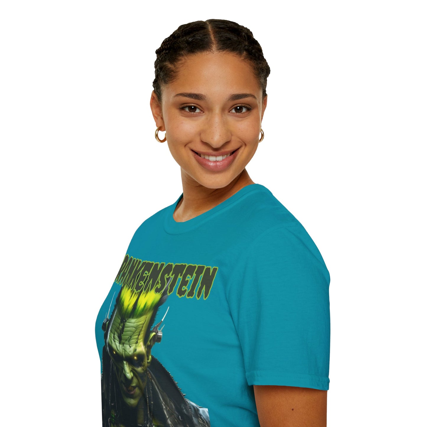 Frankenstein Lives Dark colors Unisex T-Shirt by CreepyCrafts.boo