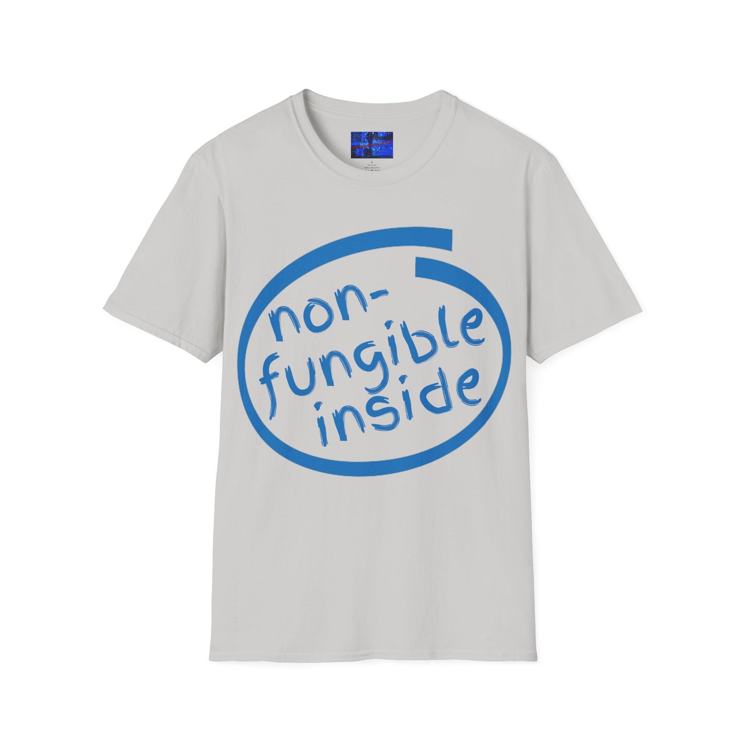 Non-Fungible Inside Light colors Unisex T-Shirt by cypherpunkgear.com