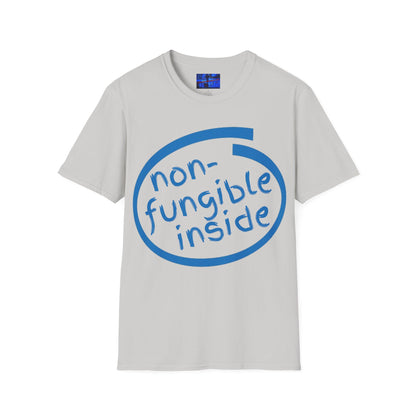Non-Fungible Inside Light colors Unisex T-Shirt by cypherpunkgear.com