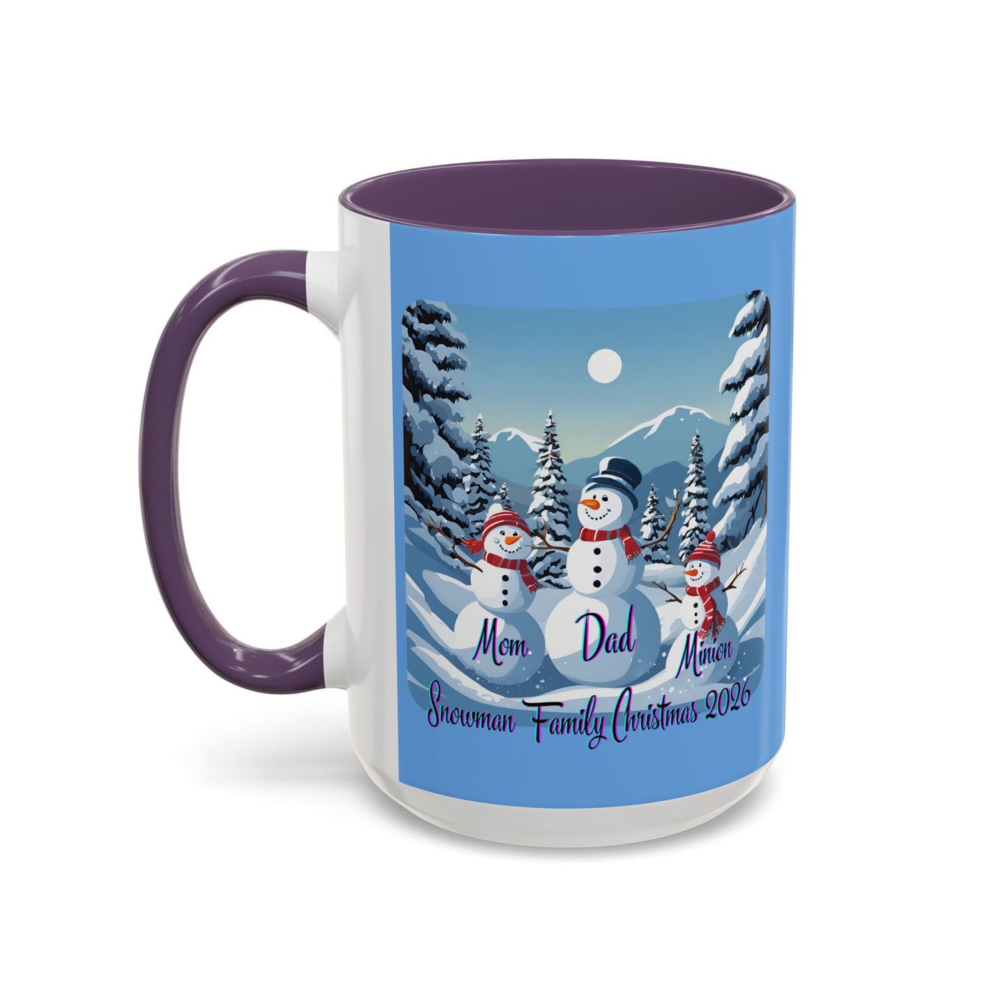 Snowman Family of 3 Accent Mug by cypherpunkgear.com