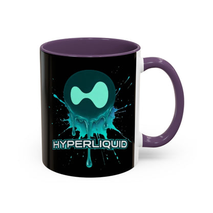 HYPE Drip Black Accent Mug by cypherpunkgear.com