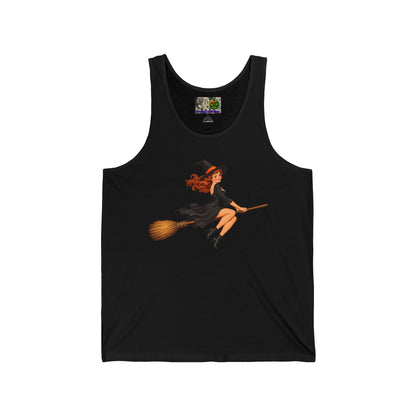 Hazel Hex Unisex Jersey Tank Top by CreepyCrafts.boo