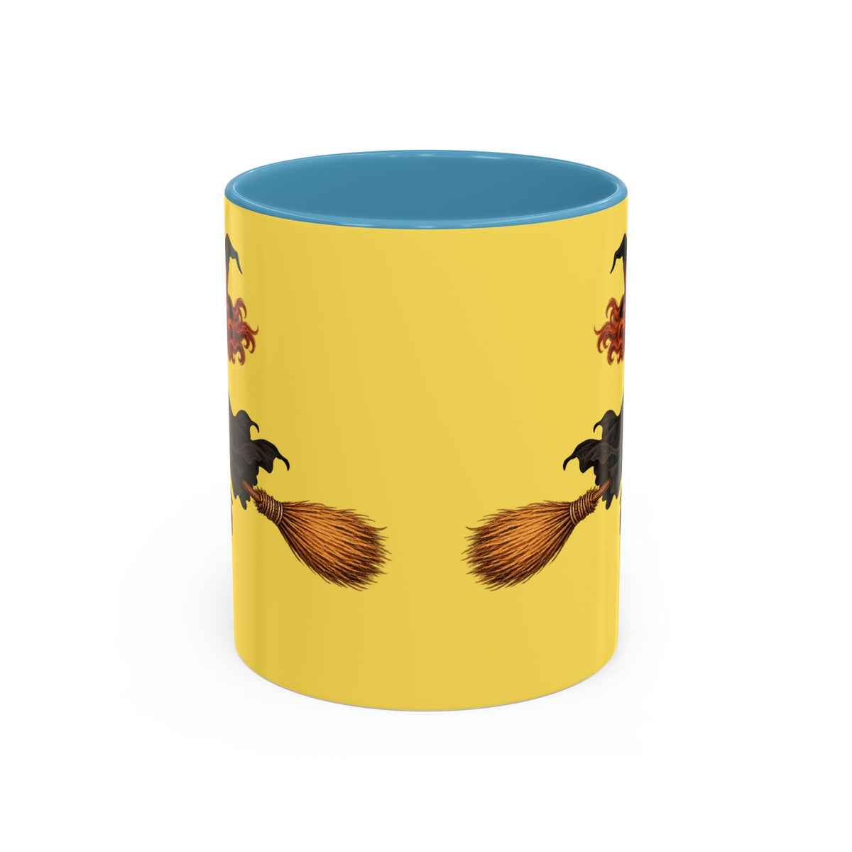 Hazel Hex Yellow Accent Mug by CreepyCrafts.boo