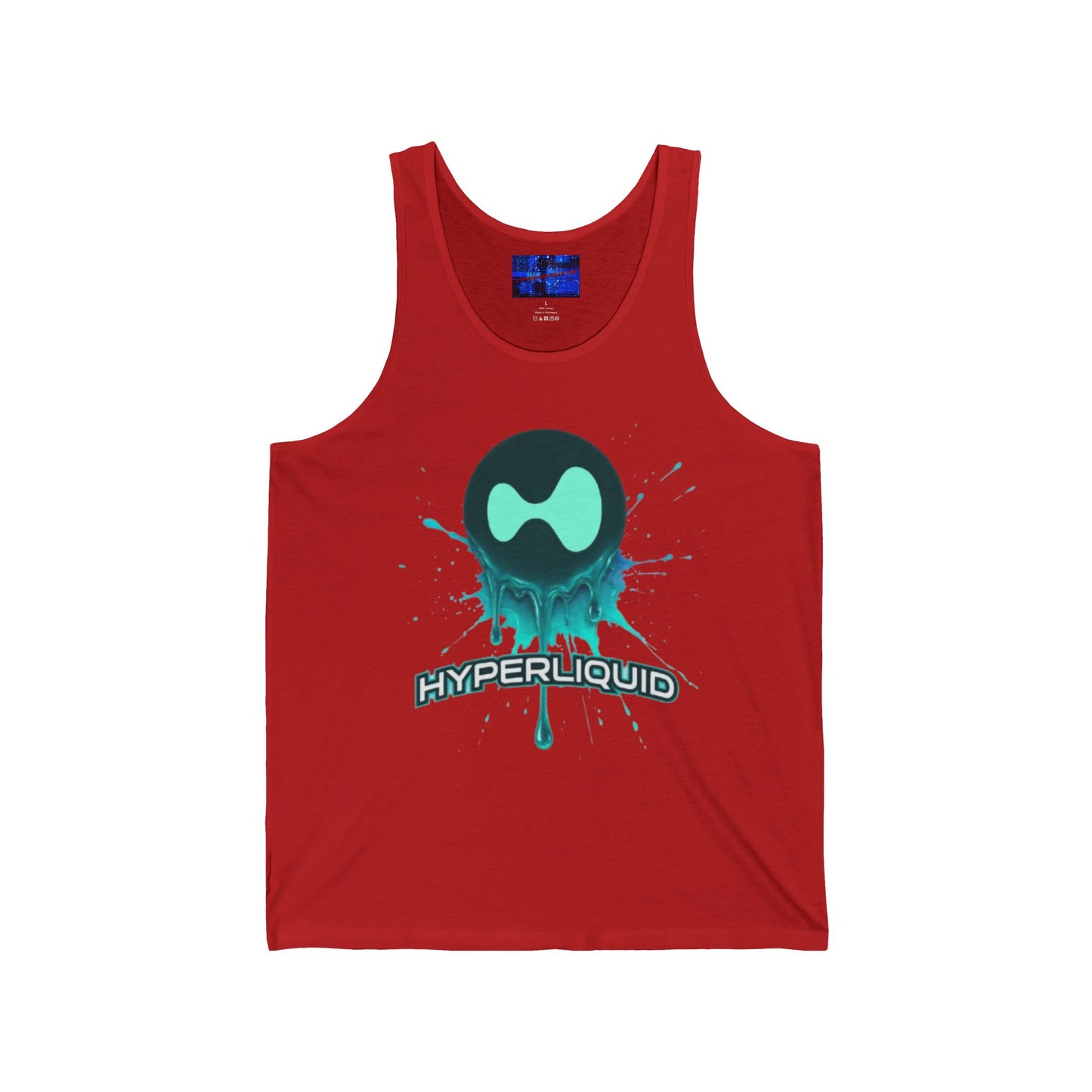 HYPE Drip Unisex Jersey Tank Top by cypherpunkgear.com