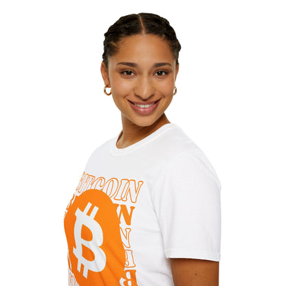 Bitcoin Bitcoin Bitcoin (BTC) LTcolors Unisex T-Shirt by cypherpunkgear