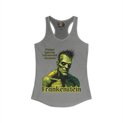 Frankenstein's Creature Women's Racerback Tank Top by CreepyCrafts.boo