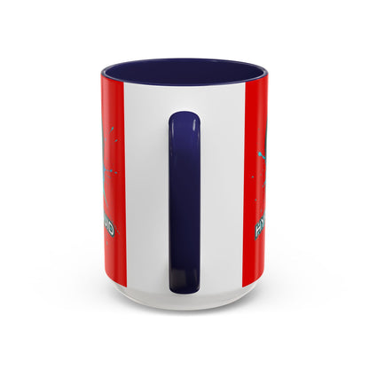 HYPE Drip Red Accent Mug by cypherpunkgear.com