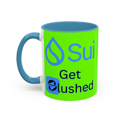 Sui: Get Slushed Green Accent Mug by cypherpunkgear.com