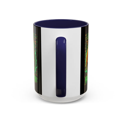 Happy Halloween Green Jack Black Accent Mug by CreepyCrafts.boo