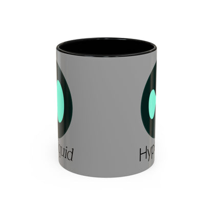 Hyperliquid Black font Grey Accent Mug by cypherpunkgear.com