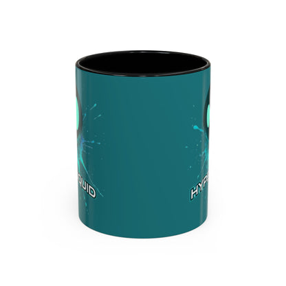 HYPE Drip Hyperliquid Accent Mug by cypherpunkgear.com