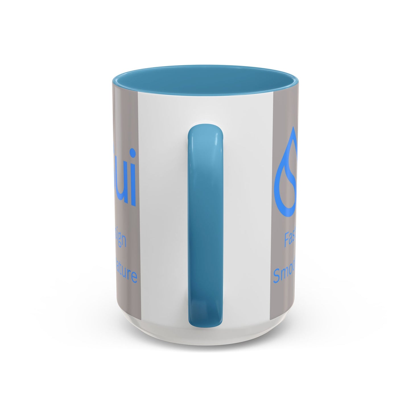 SUI Grey Accent Mug by cypherpunkgear.com