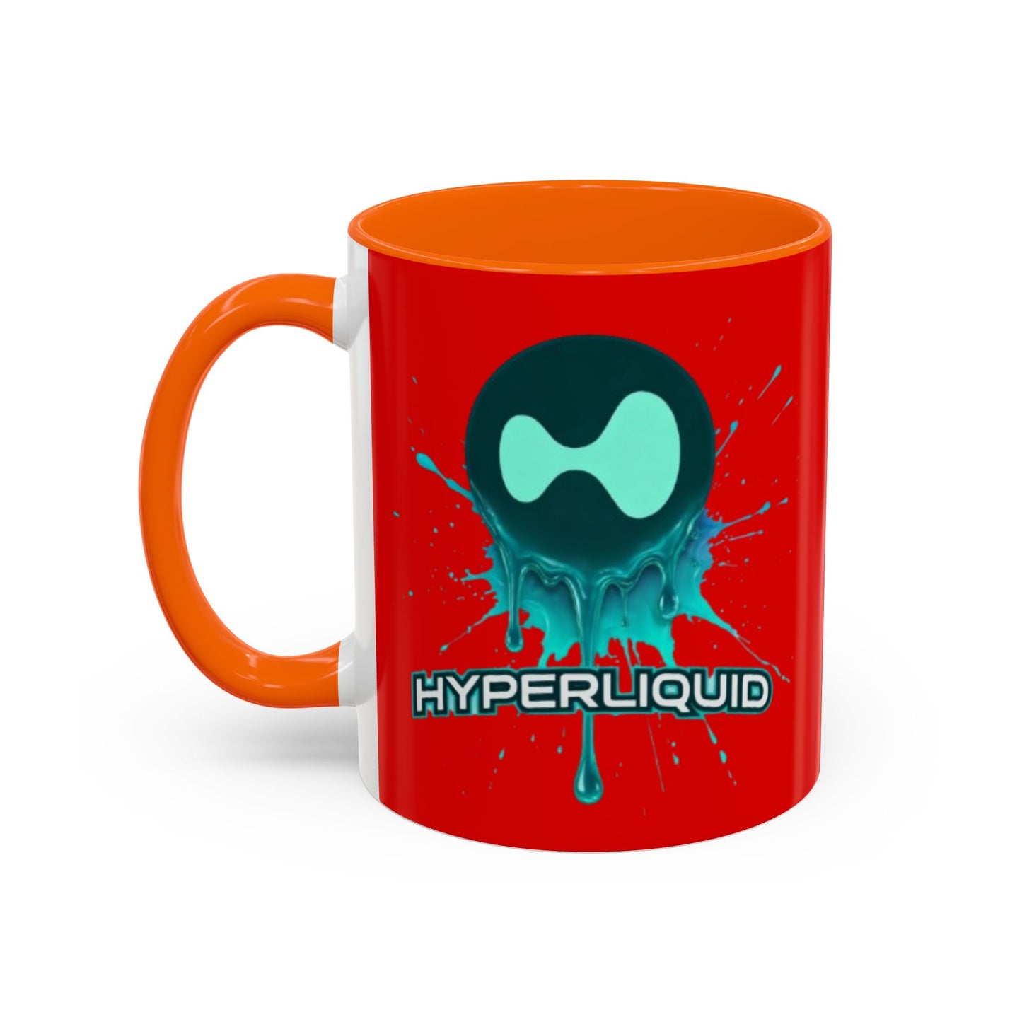 HYPE Drip Red Accent Mug by cypherpunkgear.com