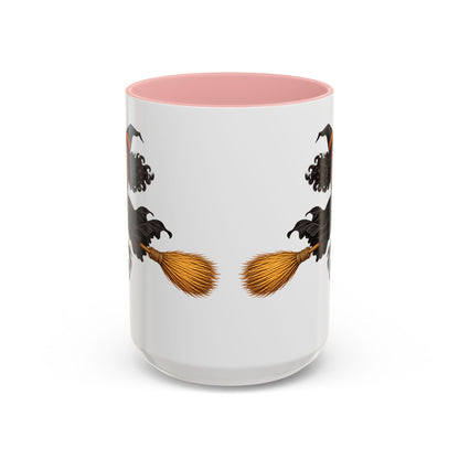 Velvet Vex White Accent Mug by CreepyCrafts.boo