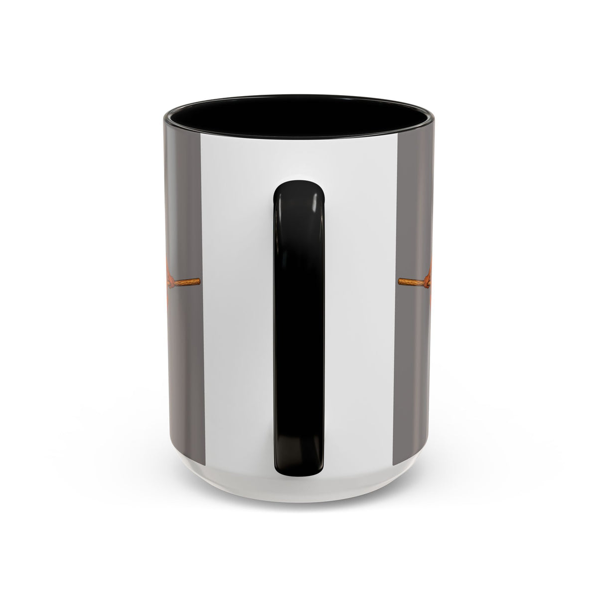 Velvet Vex Grey Accent Mug by CreepyCrafts.boo