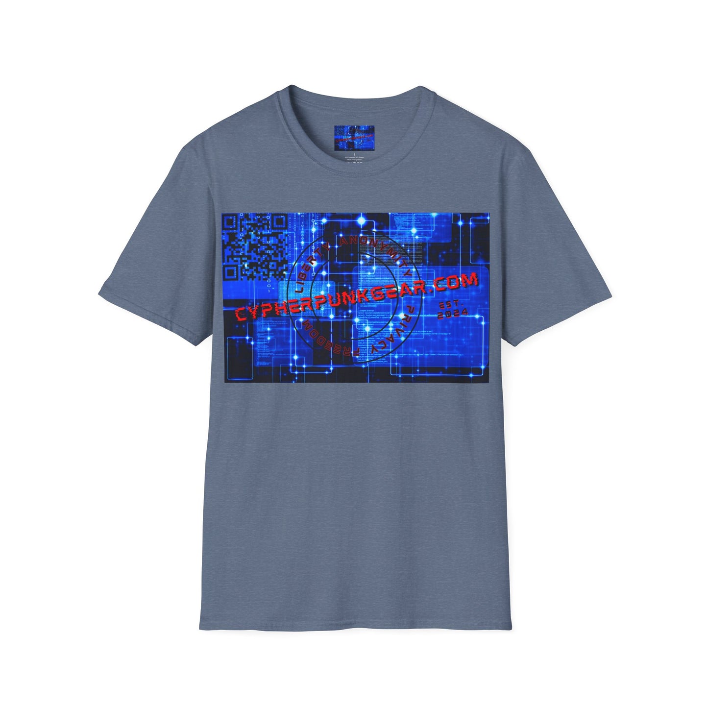 Cypherpunkgear.com logo Dark colors Unisex T-Shirt by cypherpunkgear.com