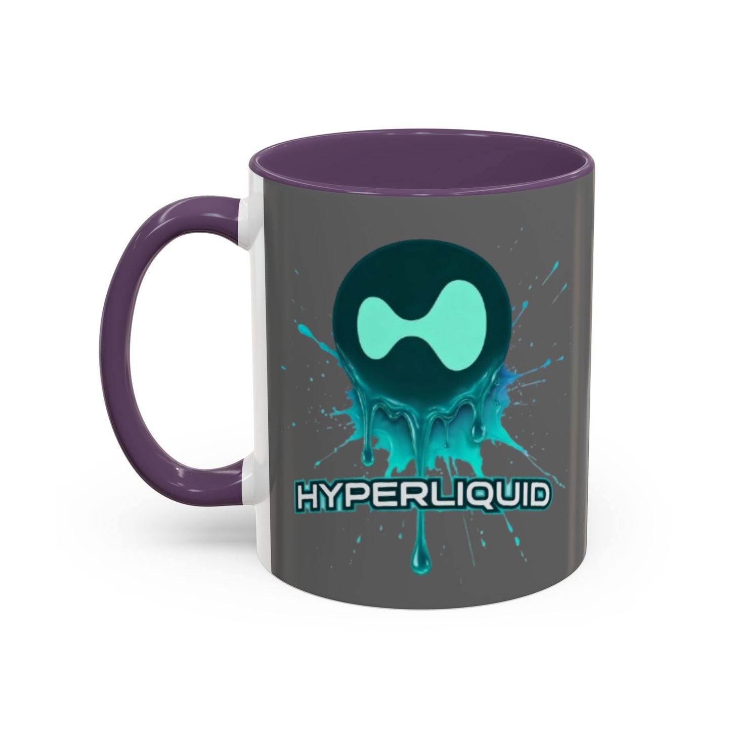 HYPE Drip Grey Accent Mug by cypherpunkgear.com