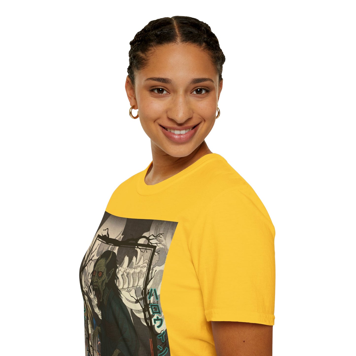 Yōkai Happy Halloween Light colors Unisex T-Shirt by CreepyCrafts.boo