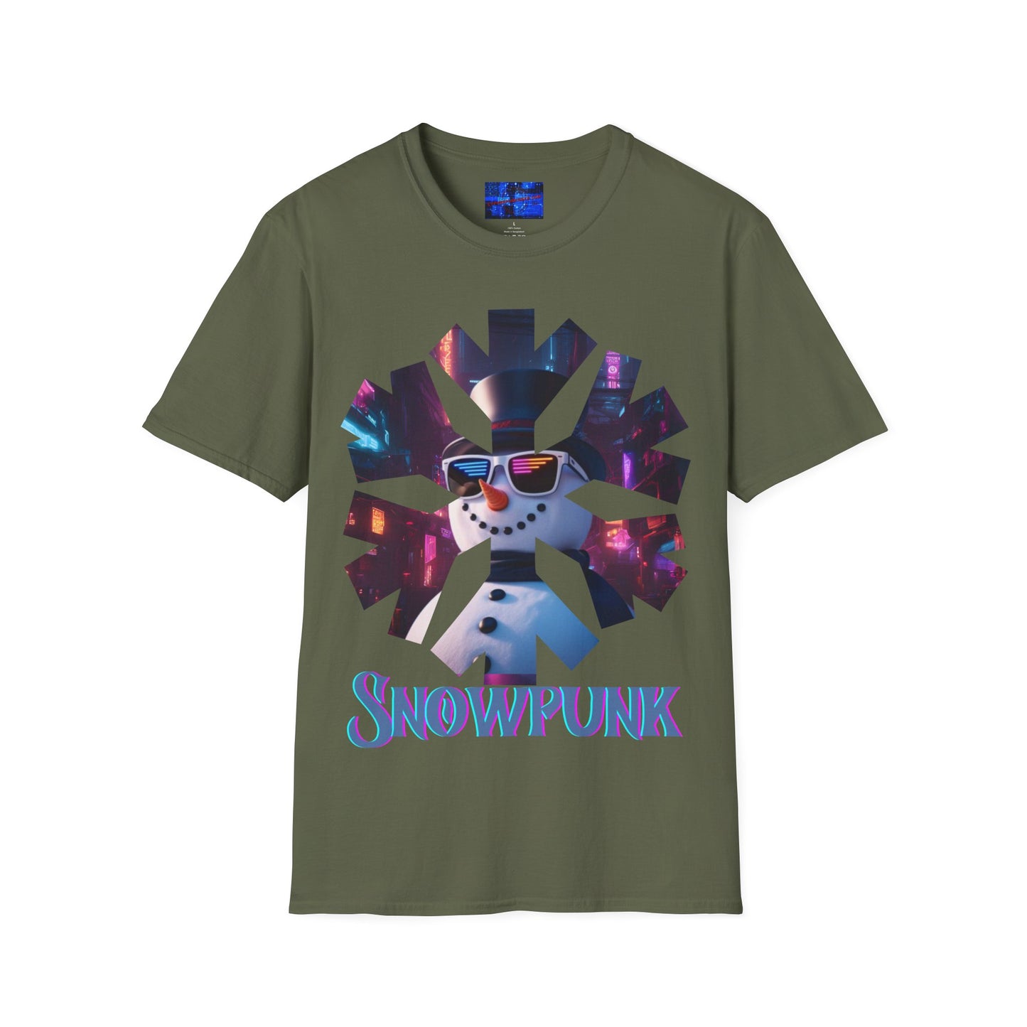 Snowpunk Dark colors Unisex T-Shirt by cypherpunkgear.com