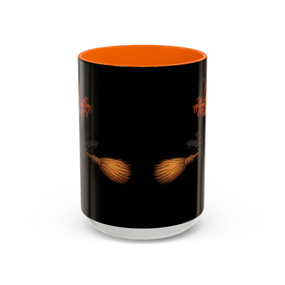 Hazel Hex Black Accent Mug by CreepyCrafts.boo